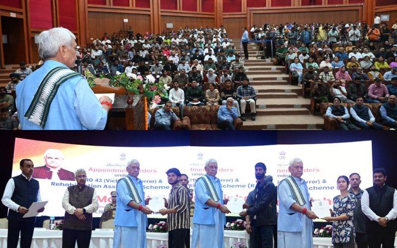 جموں ڈویژن: دہشت گردی سے متاثرین کے اہل خانہ میں تقرری ناموں کی تقسیم 